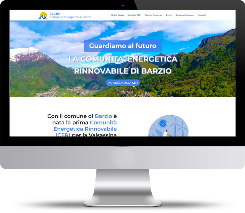 sito web con pagine personalizzate e adattabili con il tuo logo